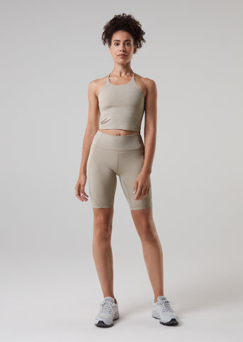 Higher Power Vest Top - Stone